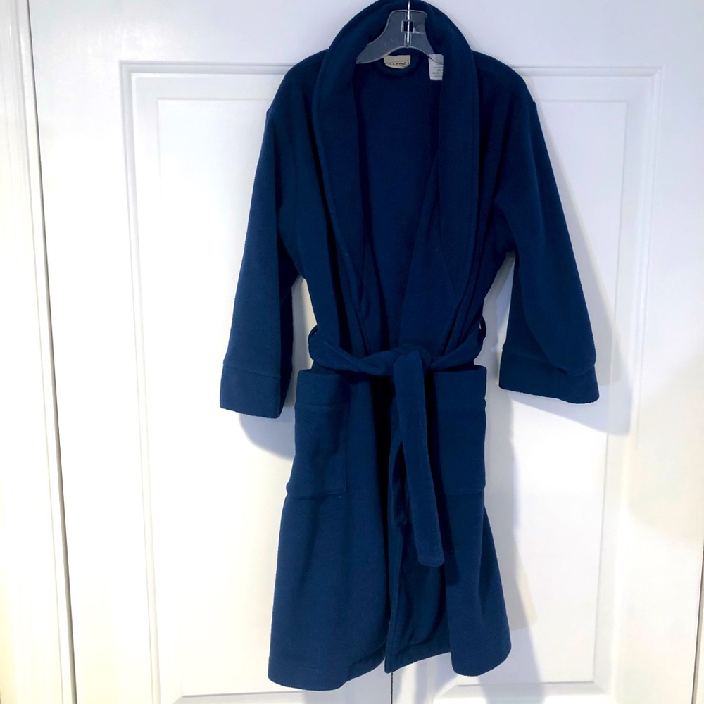 COPY - L.L. Bean Fleece Robe in Blue - Kids Size 5/6